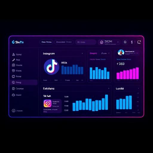 AI Multi-Platform Social Media Management Dashboard for Instagram TikTok LinkedIn